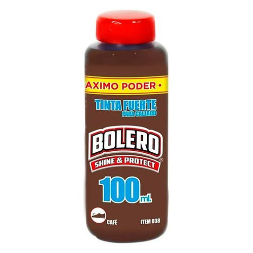 Tinta Fuerte para Calzado Bolero Café 100ml