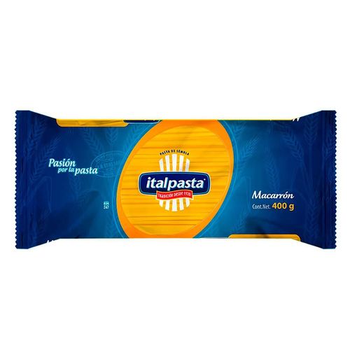 Pasta Italpasta Macarron 400g