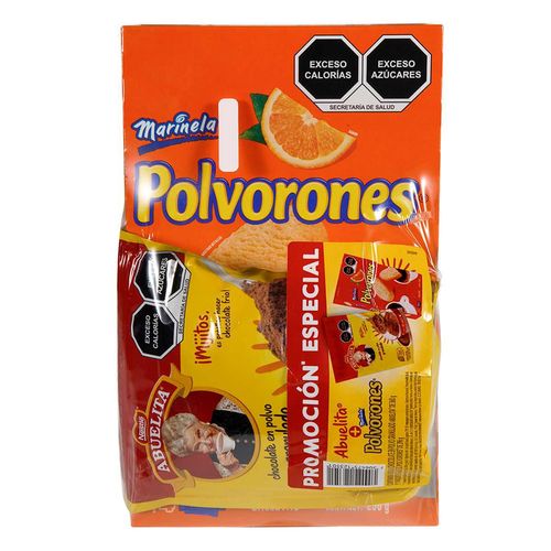 Saborizante Abuelita 360g + Polvorones 296g