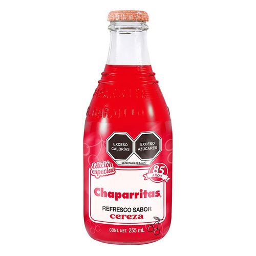 Refresco Chaparrita Cereza Vidrio 255ml