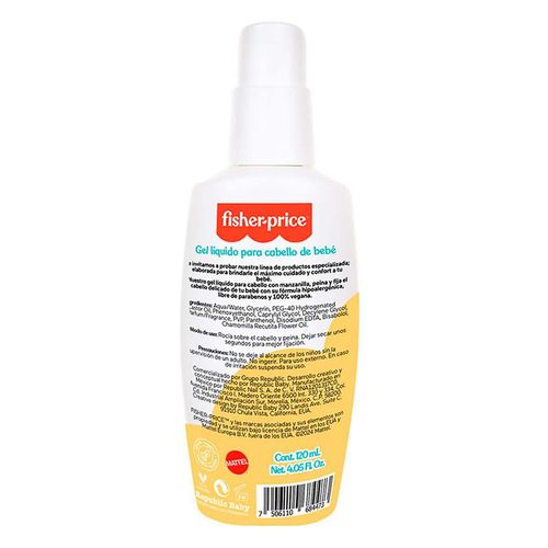 Gel Líquido Capilar Fisher Price 120ml