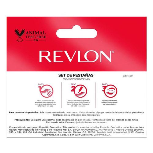 Pestañas Postizas Revlon RV-03 1 Par