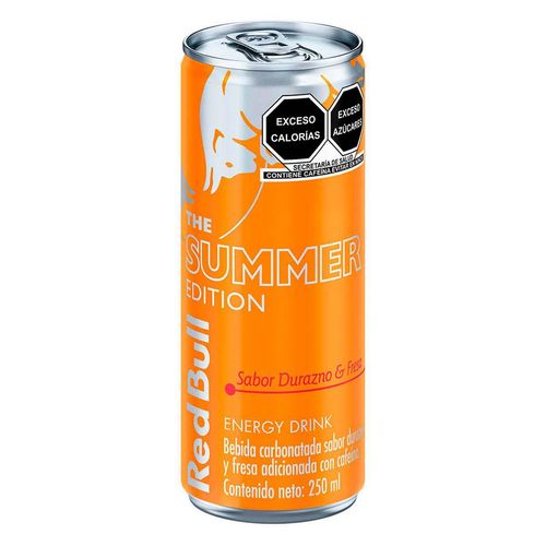 Bebida Energizante Red Bull Summer Edition Durazno Fresa 250ml
