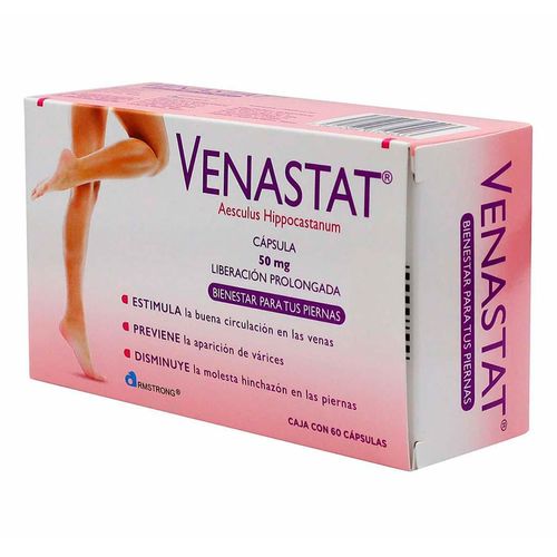 Cápsulas Venastat 60 Cápsulas