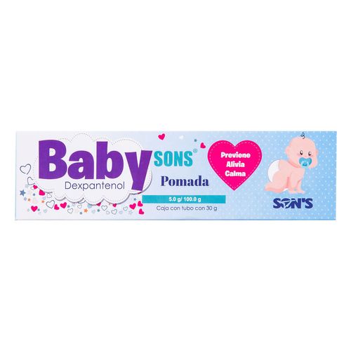 Pomada Baby Sons Dexpantenol Tubo con 30g