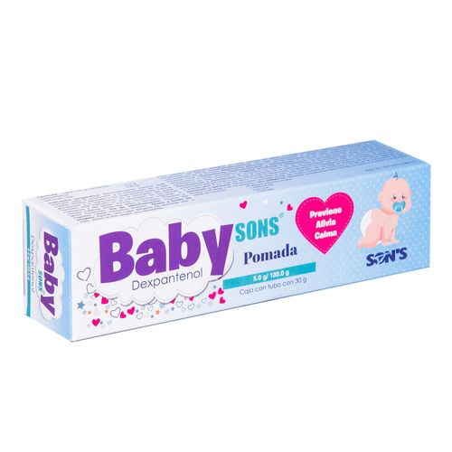 Pomada Baby Sons Dexpantenol Tubo con 30g
