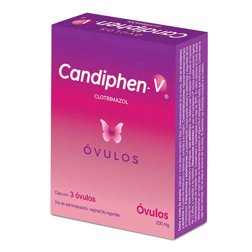 Óvulos Candiphen-V 200mg Caja con 3 Óvulos
