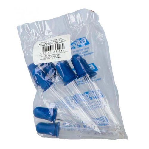Gotero de Vidrio Edigar con Pipeta Bolsa con 10 Goteros