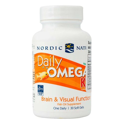 Suplemento Alimenticio Omega 3 Nordic Naturals Kids 30 Cápsulas