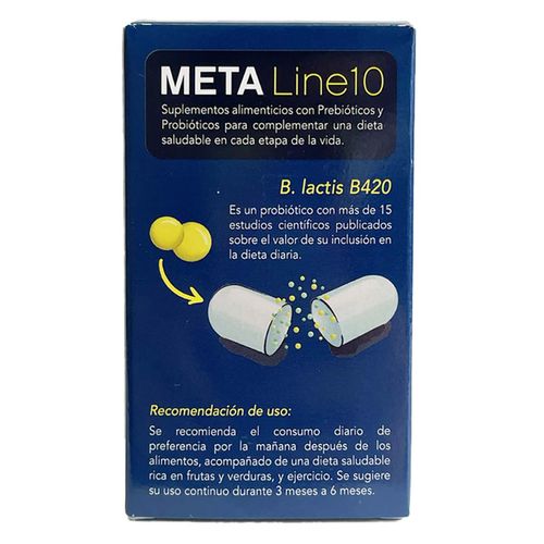 Suplemento Alimenticio Meta Line10 30 Cápsulas