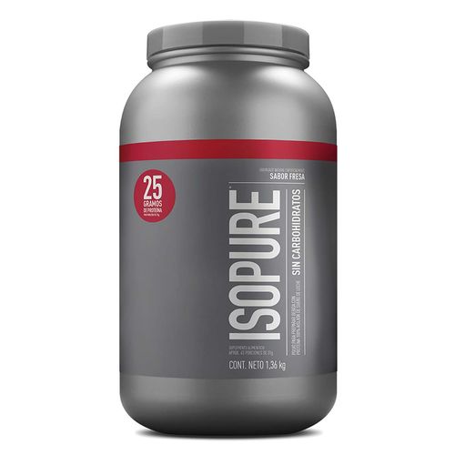 Suplemento Alimenticio Isopure Ant NBI Proteína Sin Carbohidratos Fresa 1.36kg