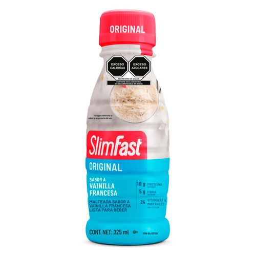 Malteada para Beber Slim Fast Original Sabor Vainilla con Leche 325ml