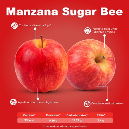 Manzana Sugar Bee por kg