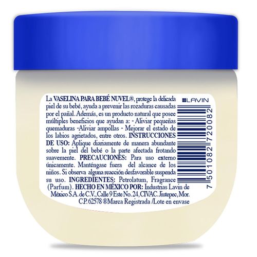 Vaselina Nuvel Bebé 230g