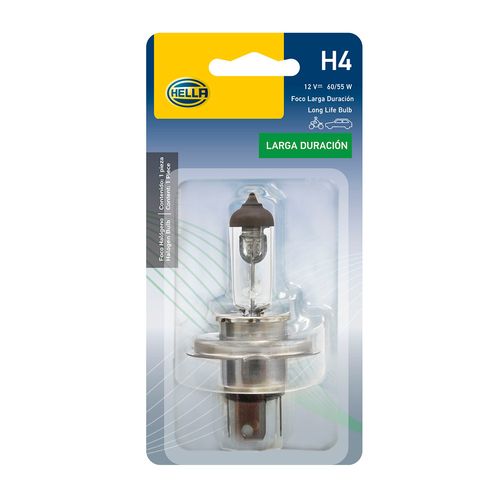 Foco Halógeno Hella Larga Vida 12V 60/55W 1 Pieza