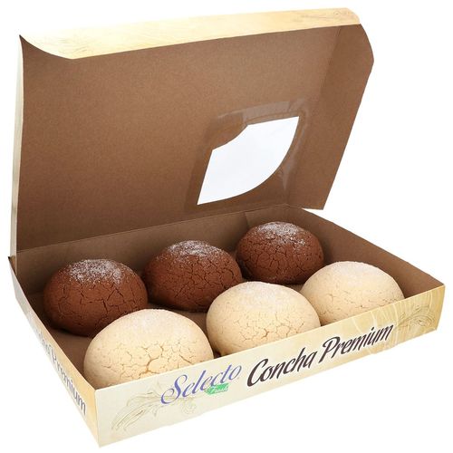 Concha Premium Paquete de 6 Piezas