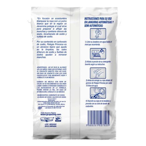 Quitamanchas en Polvo Princesa Polegía Sin Cloro 450g