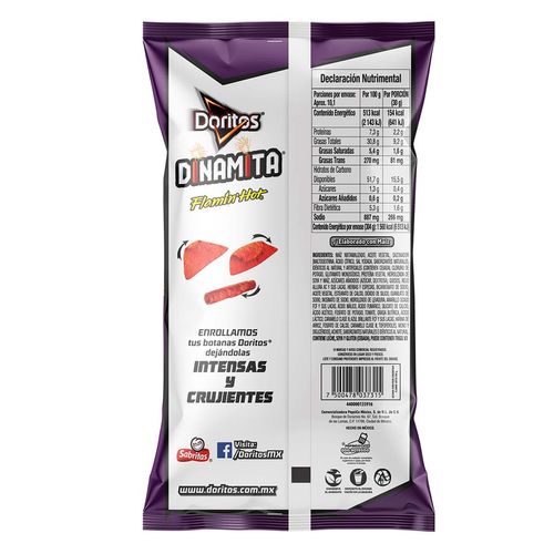 Botana Doritos Dinamita FH Rebel 304g