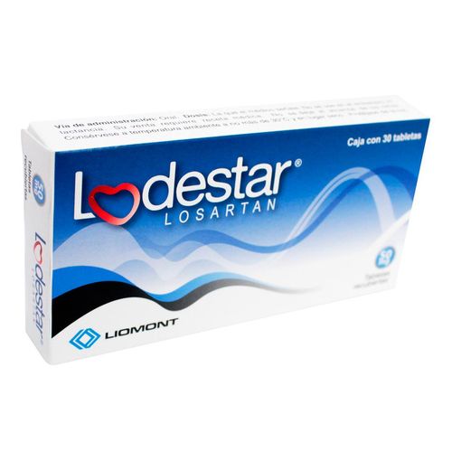Tabletas Recubiertas Lodestar 50mg Caja con 30 Tabletas