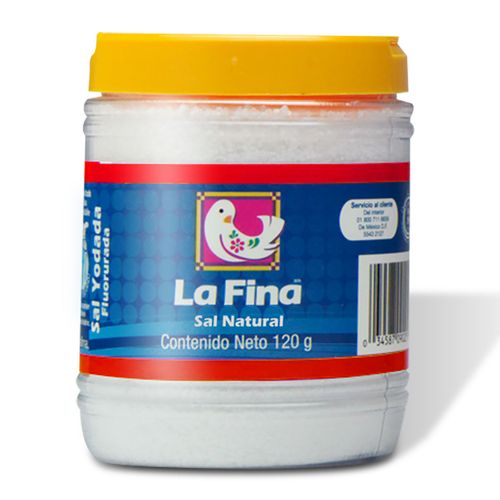 Sal La Fina Yodada Fluorurada Bote 120g
