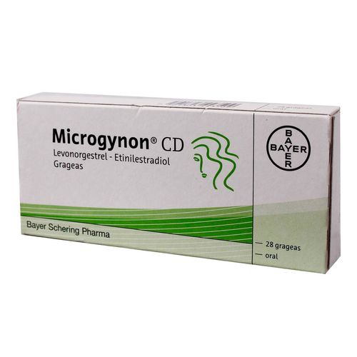Tabletas Mycrogynon CD 0.15mg/0.03mg Caja con 28 Tabletas