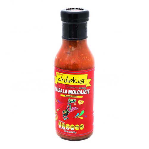 Salsa La Molcajete Chilokia Vidrio de 360g