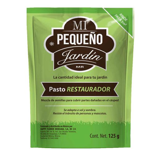 Pasto Restaurador Mi Pequeño Jardín 125g
