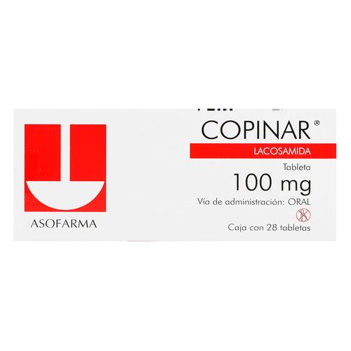 Tabletas Copinar 100mg Caja con 28 Tabletas