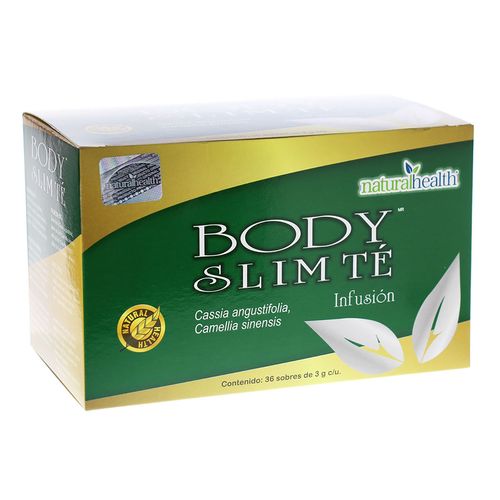 Suplemento Alimenticio Natural Health Body Slim Té Caja con 36 Sobres