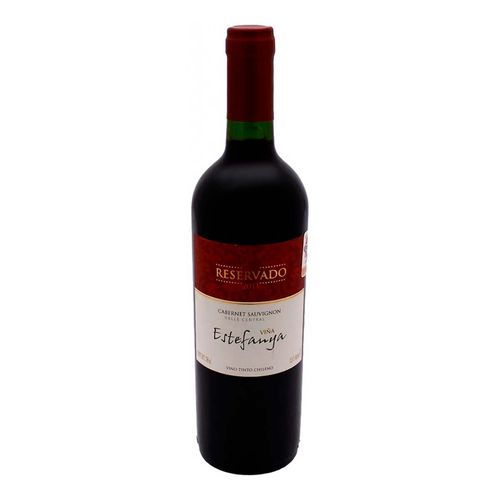 Vino Tinto Chileno Reservado Estefanya Cabernet Sauvignon 750ml