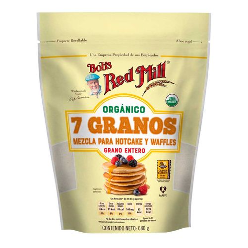 Harina para Hotcakes Bob's Red Mill Orgánica 7granos 680g