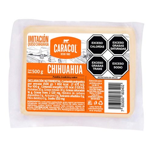 Queso Caracol Chihuahua 500g