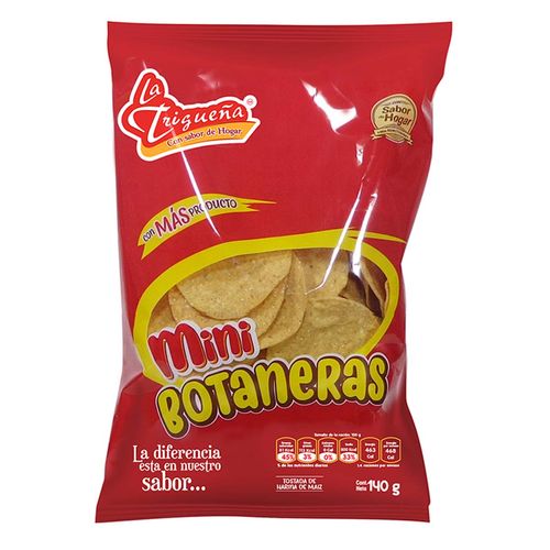Tostada de Maíz la Trigueña Minibotanera de 140g