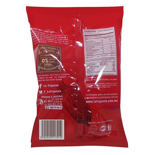 Tostada de Maíz la Trigueña Minibotanera de 140g