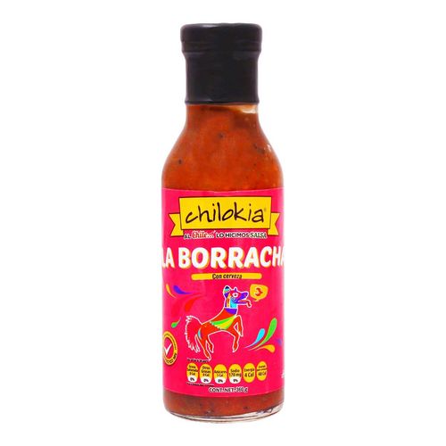 Salsa la Borracha Chilokia Vidrio 360g
