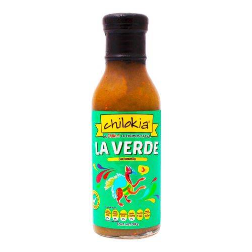 Salsa Verde con Tomate Chilokia Vidrio 360g