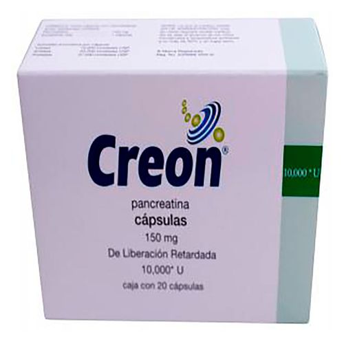 Cápsulas Creon 150mg Liberación Retardada Caja con 20 Cápsulas