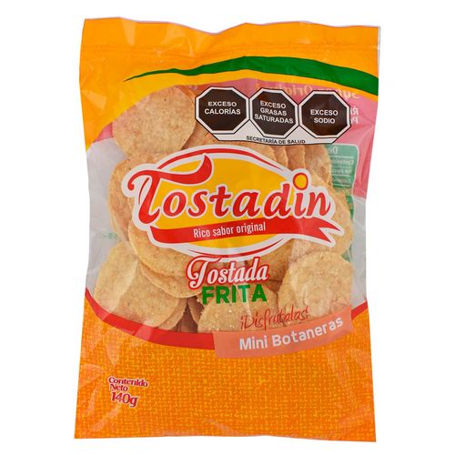 Mini Tostada Frita Tostadin sabor Original 140g