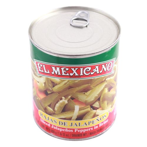Chiles El Mexicano Jalapeños en Rajas 800g
