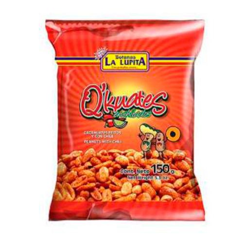 Cacahuates La Lupita Kquates Enchilados sin Cáscara 150g