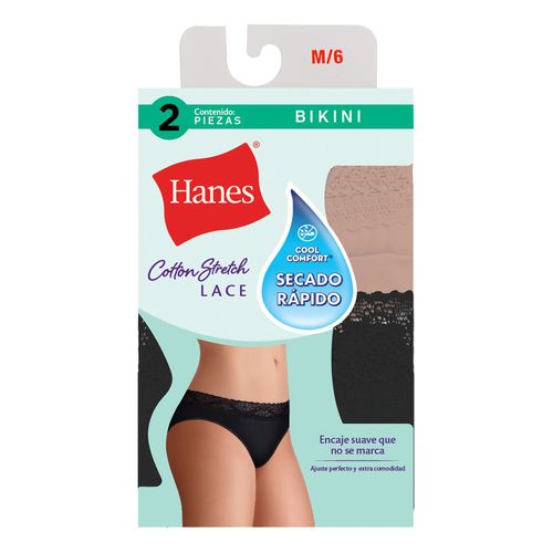 Bikini Hanes Cotton Stretch Lace 42L3C03