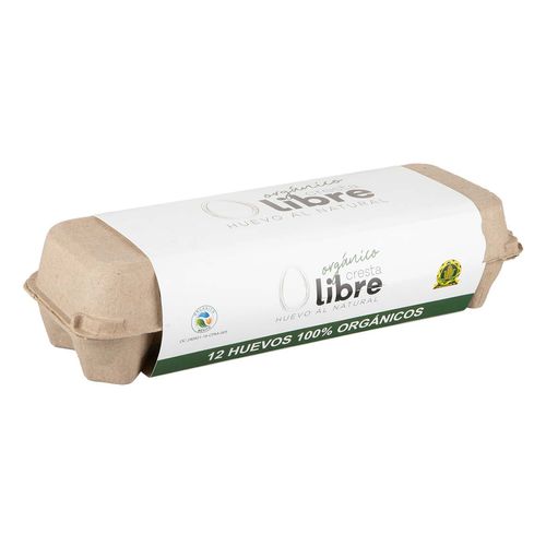 Huevo Cresta Libre Blanco Orgánico 12 Piezas