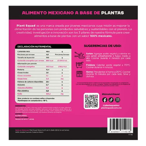 Bites sin Pollo Plant Squad 460g