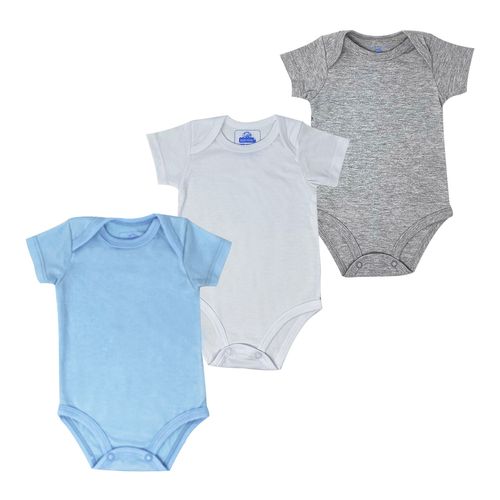 Set 3 Multiprendas Baby Mink Manga Corta Multicolor