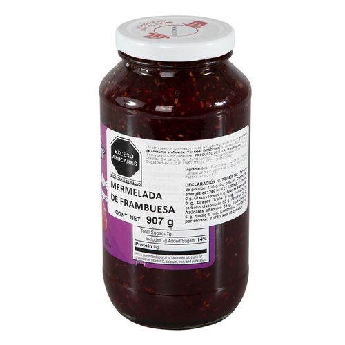 Mermelada First Street Frambuesa 907g