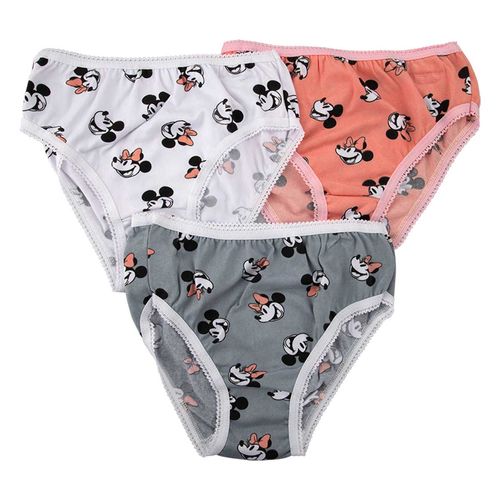 Bikini Disney Minnie 3PKBR Rosa/Blanco