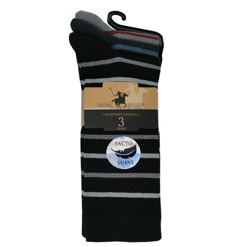 Calcetín Polo Club Suave CHSUAC202 para Caballero 3 Pack