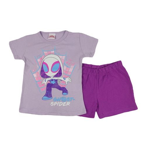 Conjunto Short Marvel Spidey Amazing Friends Niña