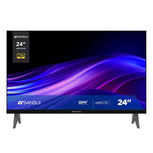 Televisor Sansui 24 Pulgadas LED Web.OS  SMX24VAHW Negro