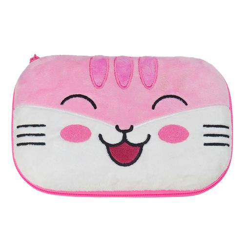 Lapicera Zipit Fur Top Gato Rosa
